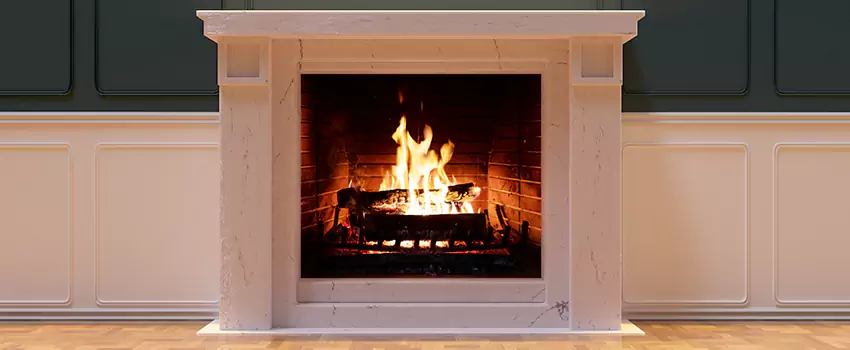 Decorative Electric Fireplace Installation in Port Washington, New York