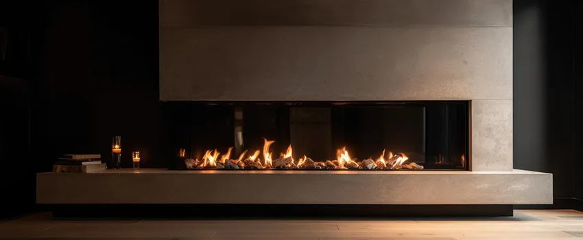 Gas Fireplace Ember Bed Design Services in Port Washington, New York