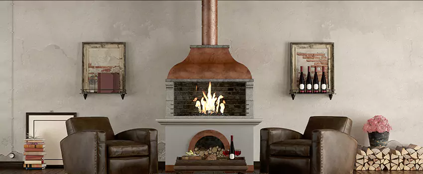 Thelin Hearth Products Providence Pellet Insert Fireplace Installation in Port Washington, NY